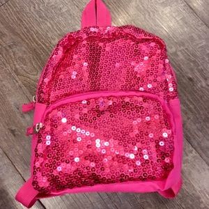 Disney Hot Pink Sequin Mini Backpack